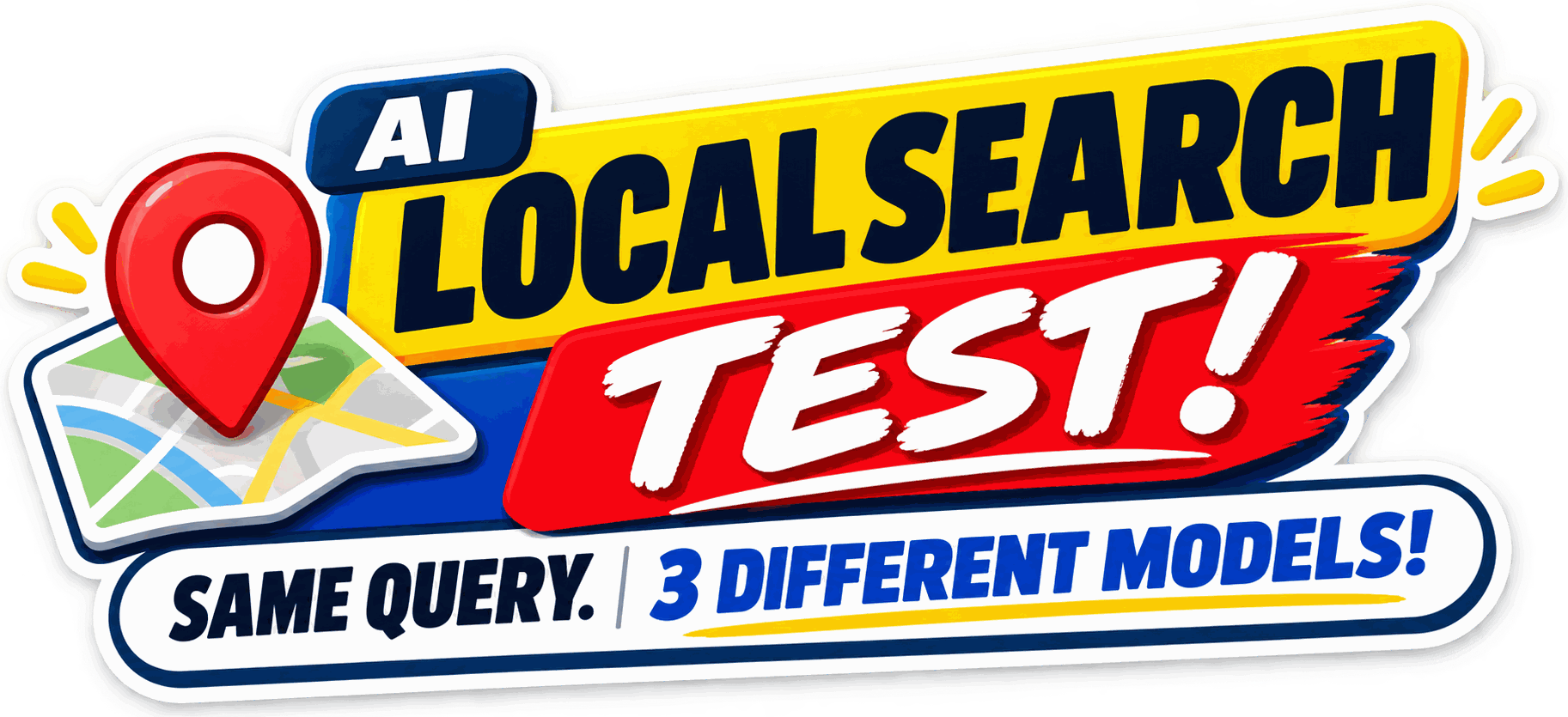 AI Local Search Test - Same query, 3 different models