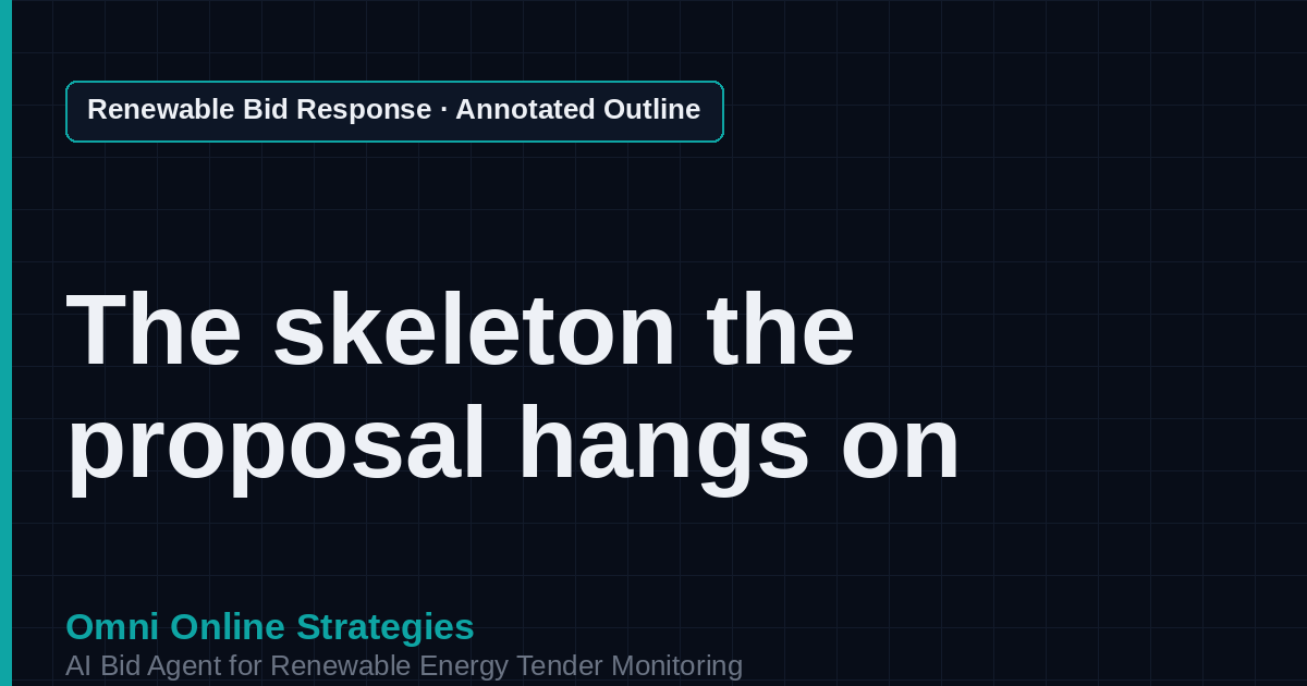 AI Agent That Builds the Annotated Outline for Solar Developers