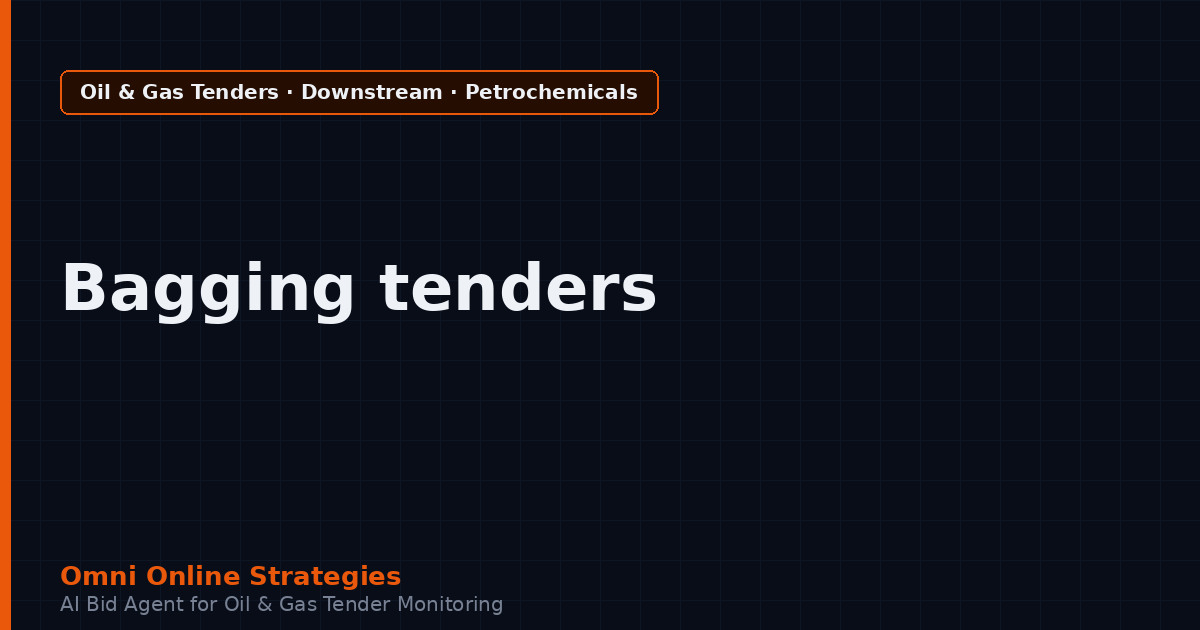 AI Agent That Finds Petrochemical Tenders for Bagging and Packaging System Makers