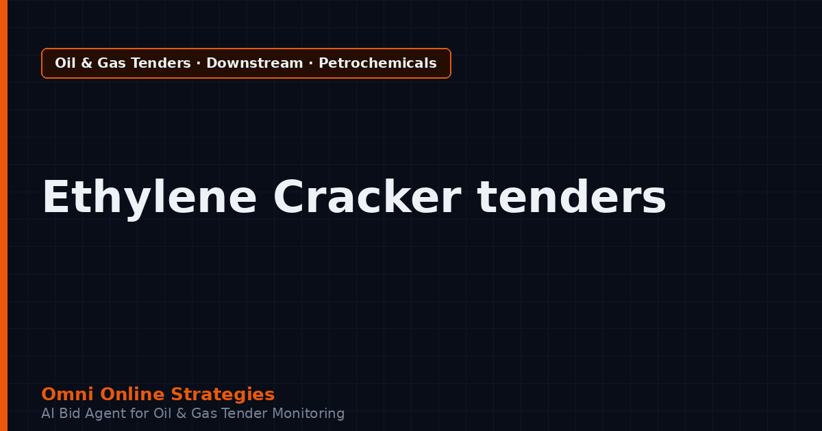 AI Agent That Finds Petrochemical Tenders for Ethylene Cracker Furnace Makers