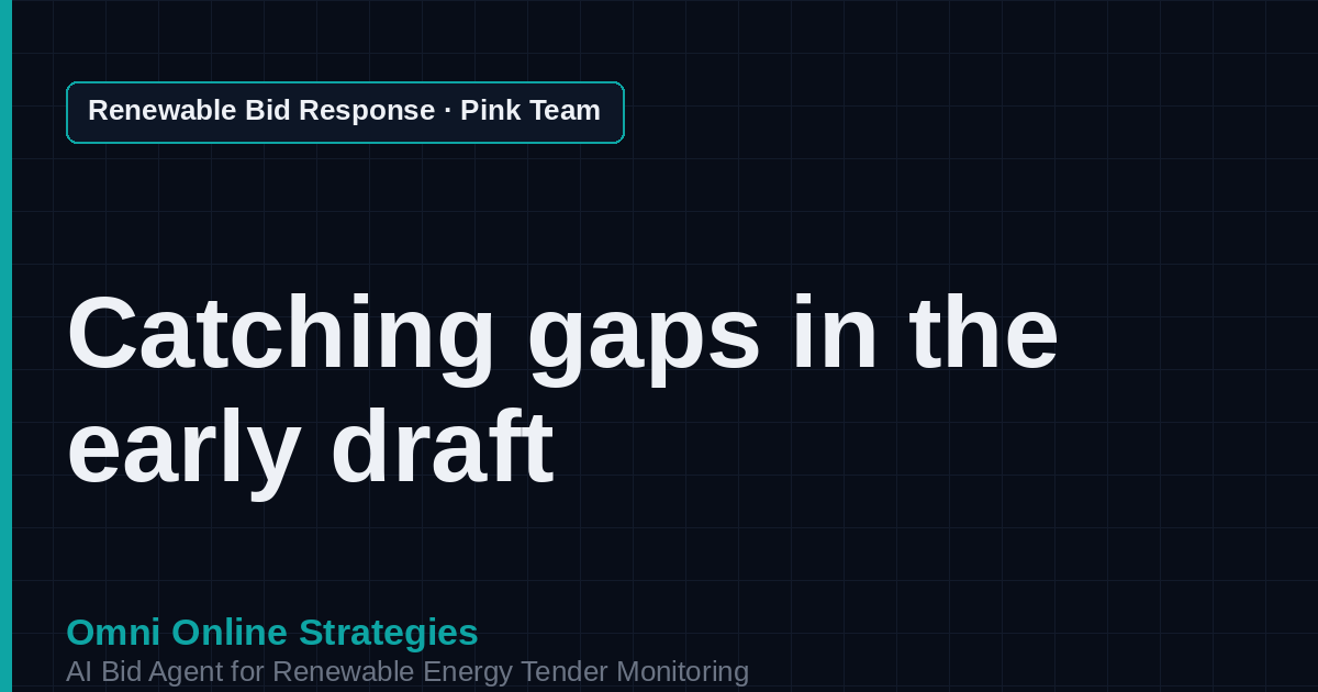 AI Agent That Runs the Pink Team Review for Solar Developers