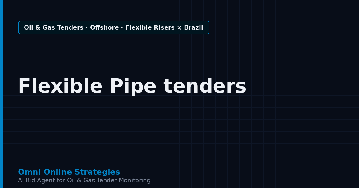 AI Agent That Surfaces Flexible Pipe and Riser Tenders from Petrobras