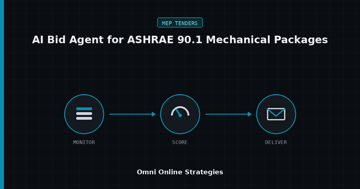 AI Bid Agent for ASHRAE 90.1 Mechanical Packages, Built for HVAC Subcontractors