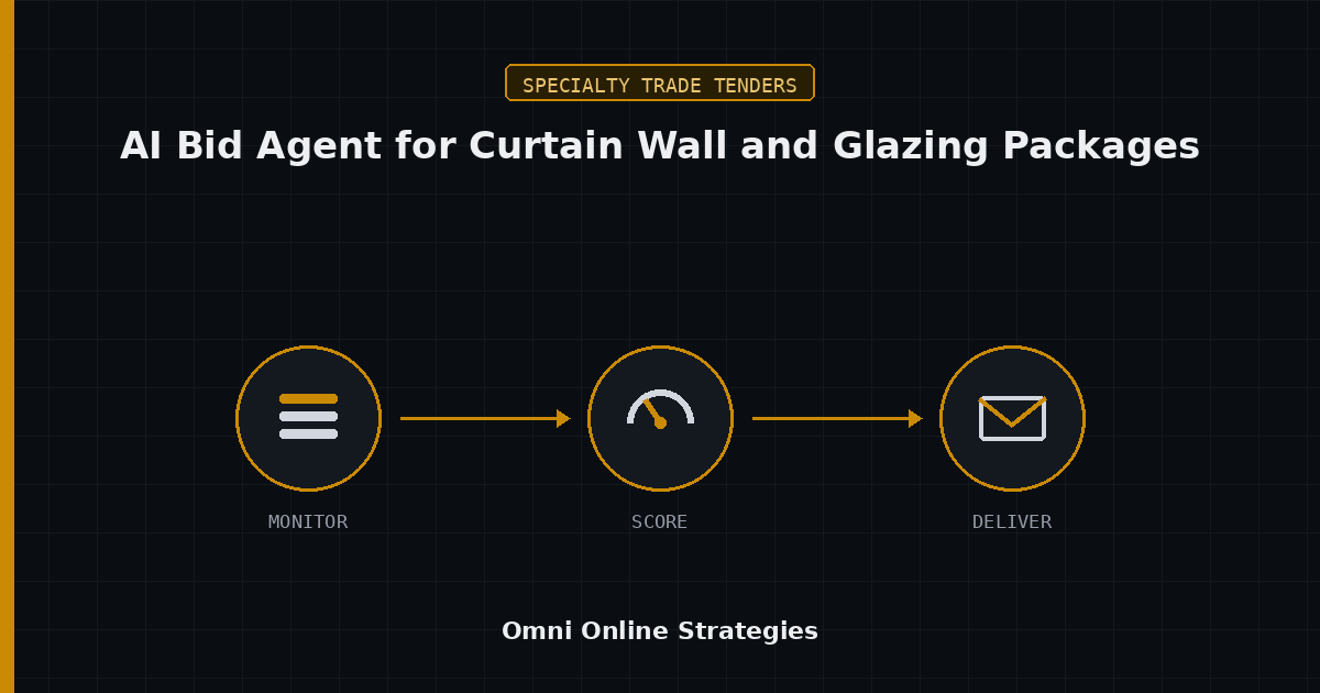 AI Bid Agent for Curtain Wall and Glazing Packages, Built for Facade Subcontractors