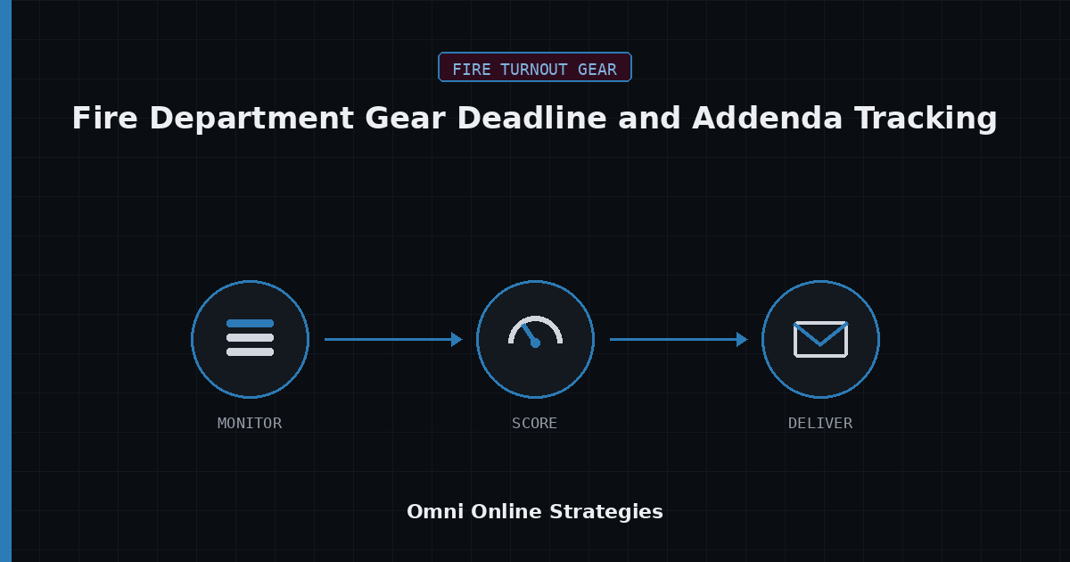 AI Bid Agent for Fire Department Gear Bid Deadline and Addenda Tracking