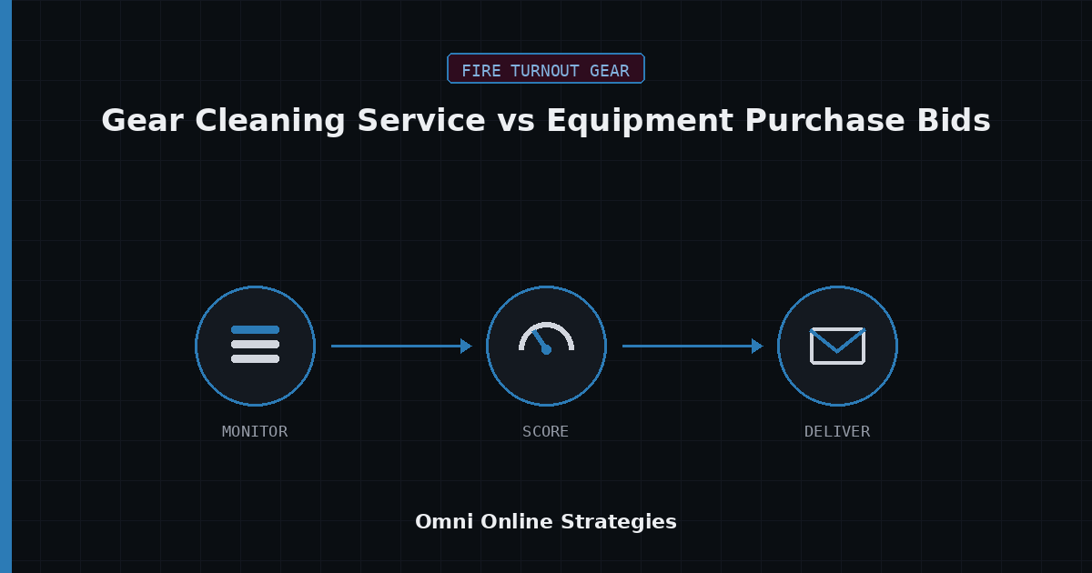 AI Bid Agent for Gear Cleaning Service vs Equipment Purchase Bids