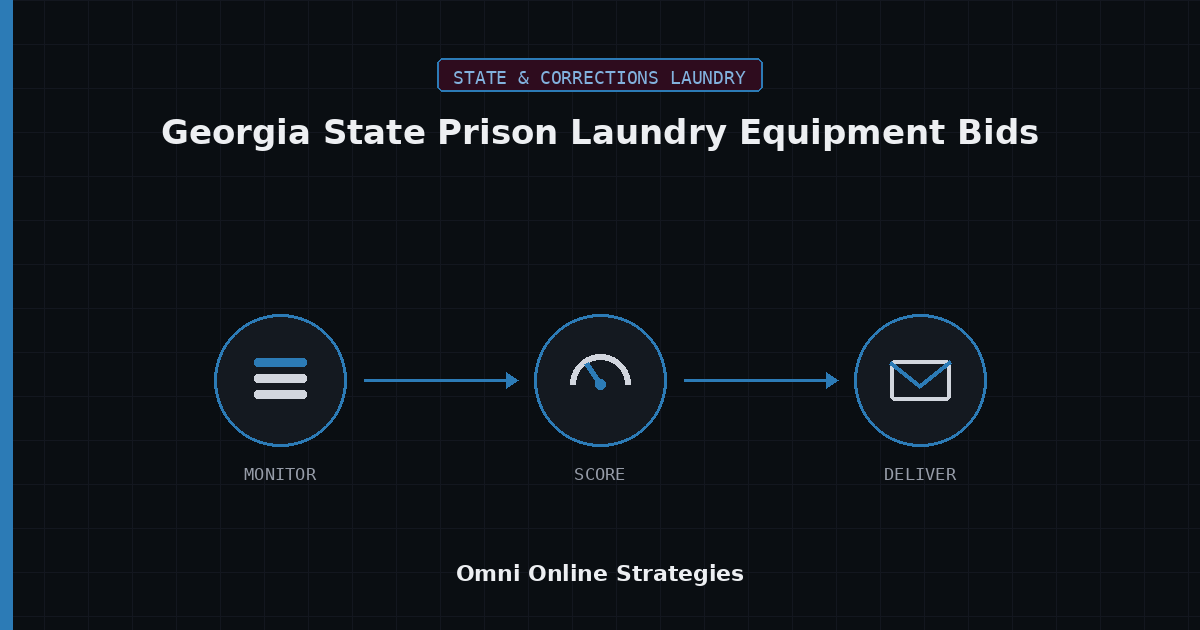 AI Bid Agent for Georgia State Prison Laundry Equipment Bids