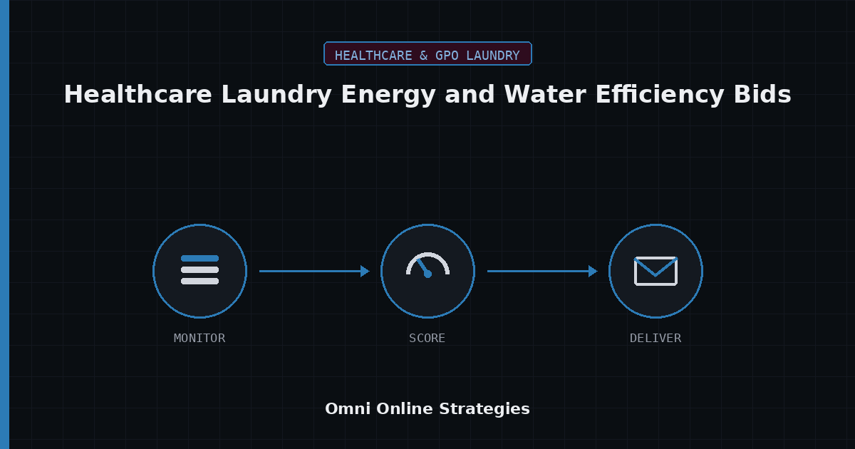AI Bid Agent for Healthcare Laundry Energy and Water Efficiency Bids
