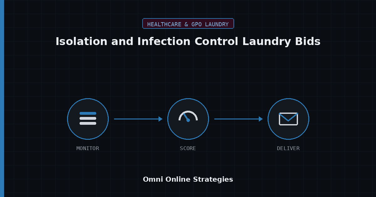 AI Bid Agent for Isolation and Infection Control Laundry Bids