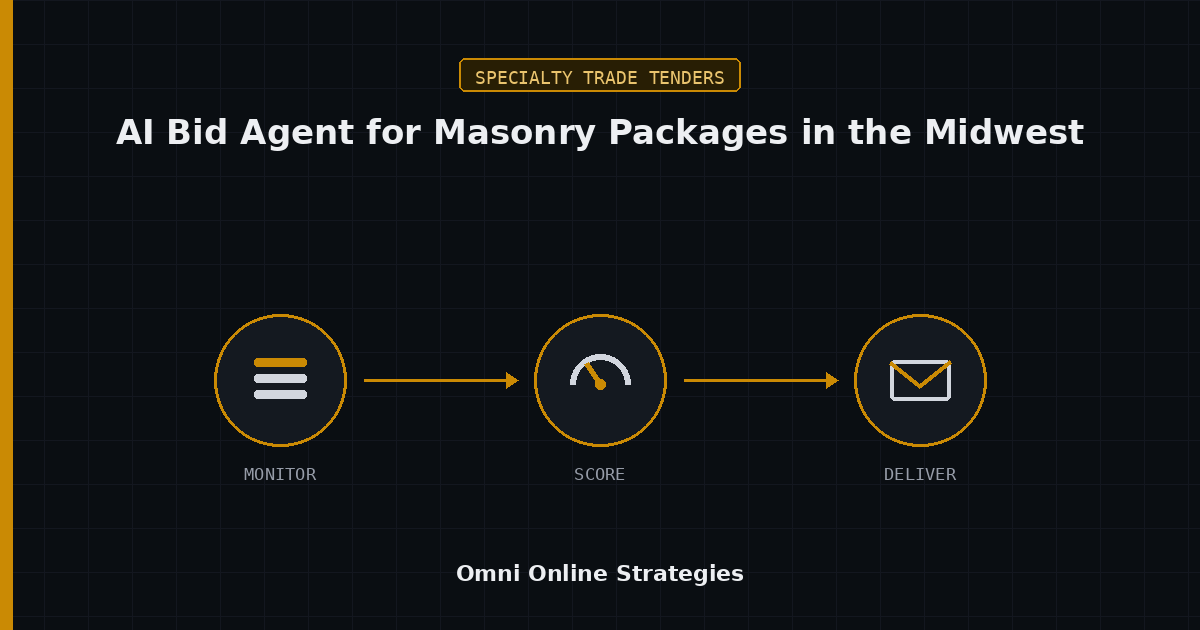 AI Bid Agent for Masonry Packages in the Midwest
