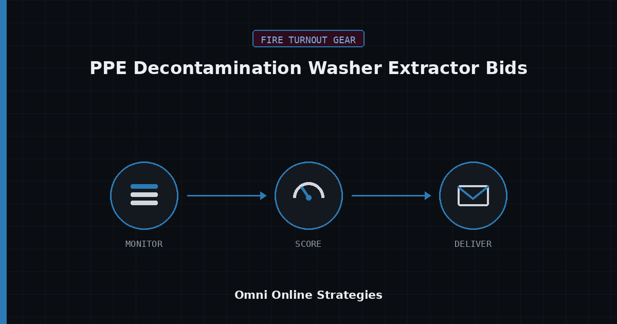 AI Bid Agent for PPE Decontamination Washer Extractor Bids