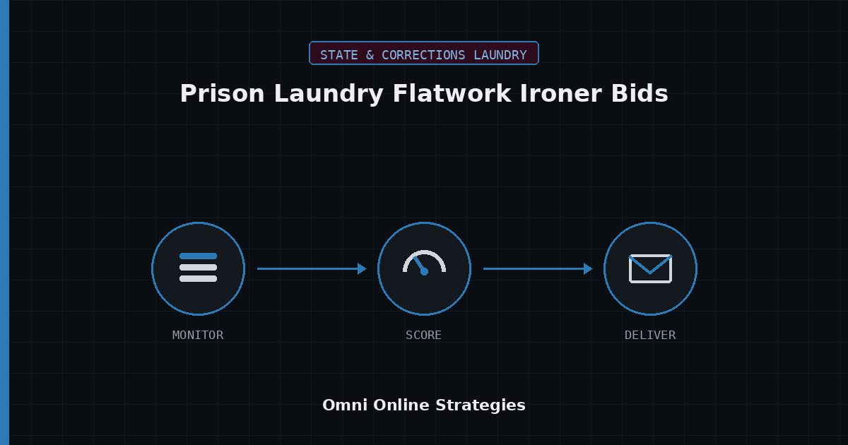 AI Bid Agent for Prison Laundry Flatwork Ironer Bids
