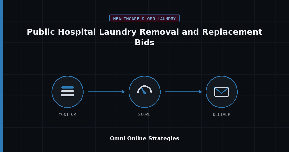 AI Bid Agent for Public Hospital Laundry Equipment Removal and Replacement Bids