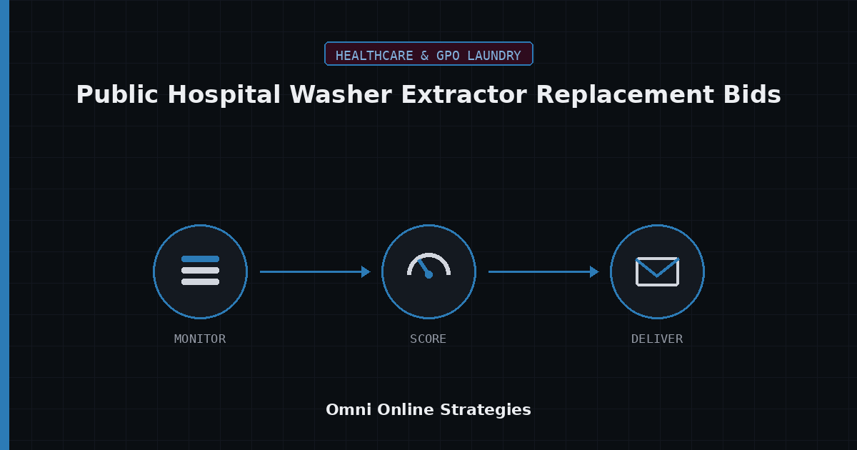 AI Bid Agent for Public Hospital Washer Extractor Replacement Bids