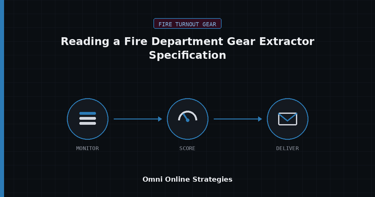 AI Bid Agent for Reading a Fire Department Gear Extractor Specification