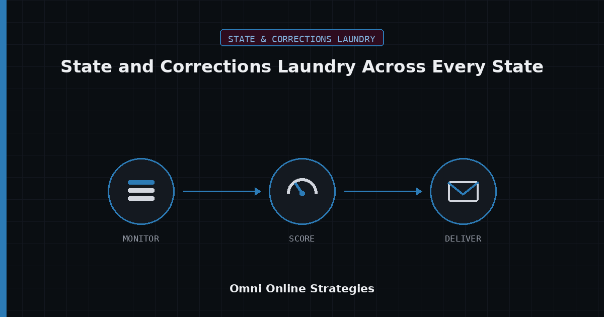 AI Bid Agent for State and Corrections Laundry Equipment Across Every State