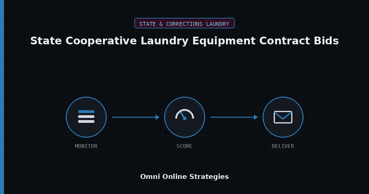 AI Bid Agent for State Cooperative Laundry Equipment Contract Bids