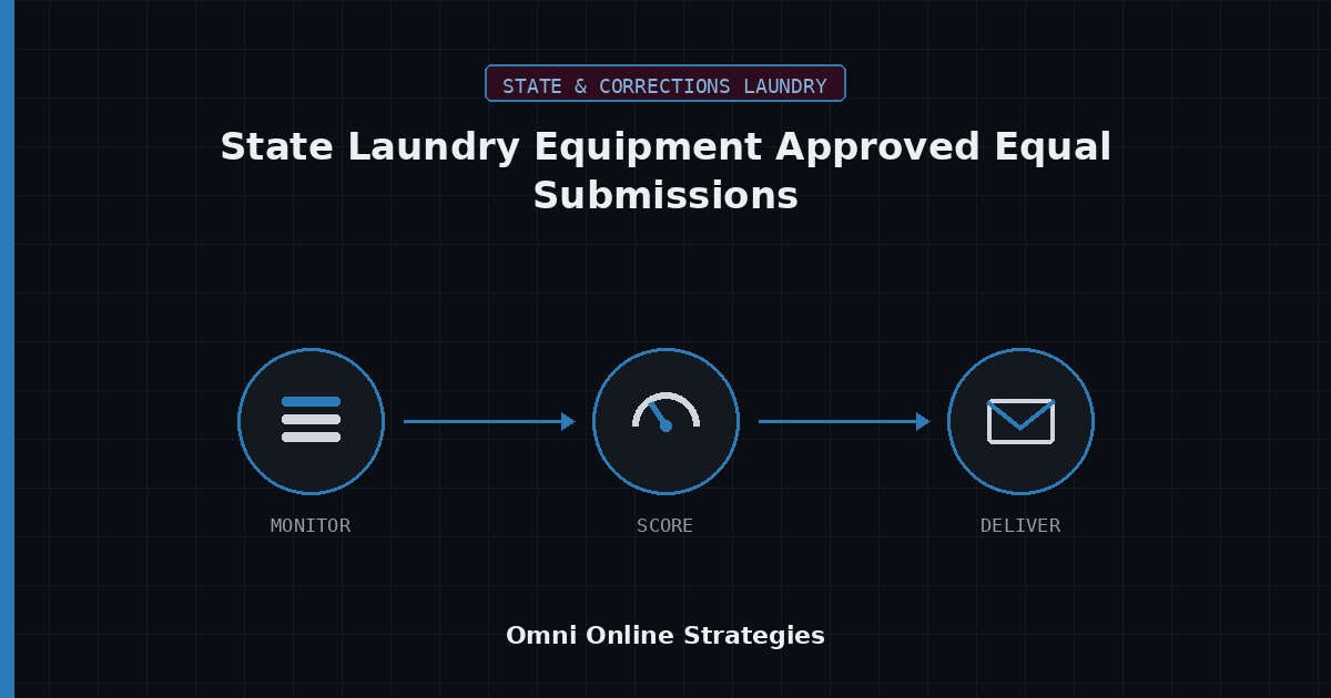 AI Bid Agent for State Laundry Equipment Approved Equal Submissions