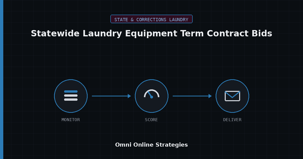 AI Bid Agent for Statewide Laundry Equipment Term Contract Bids
