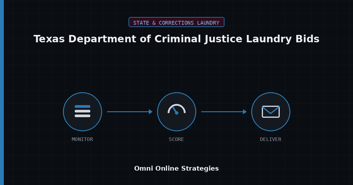AI Bid Agent for Texas Department of Criminal Justice Laundry Equipment Bids