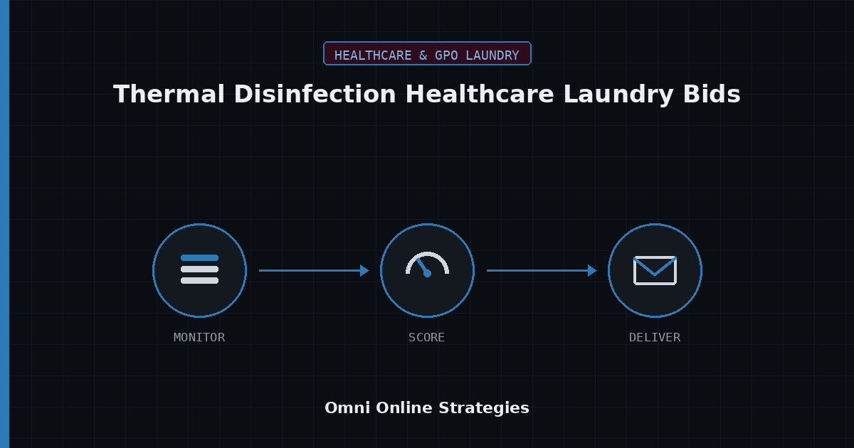 AI Bid Agent for Thermal Disinfection Healthcare Laundry Bids