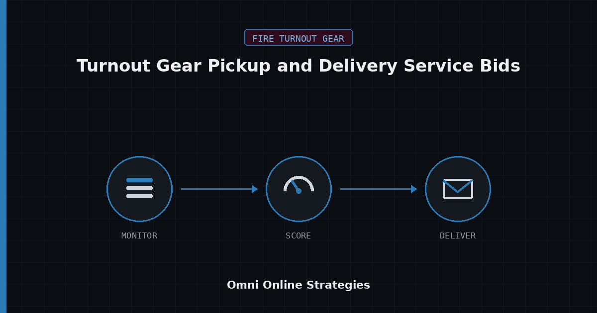 AI Bid Agent for Turnout Gear Pickup and Delivery Service Bids