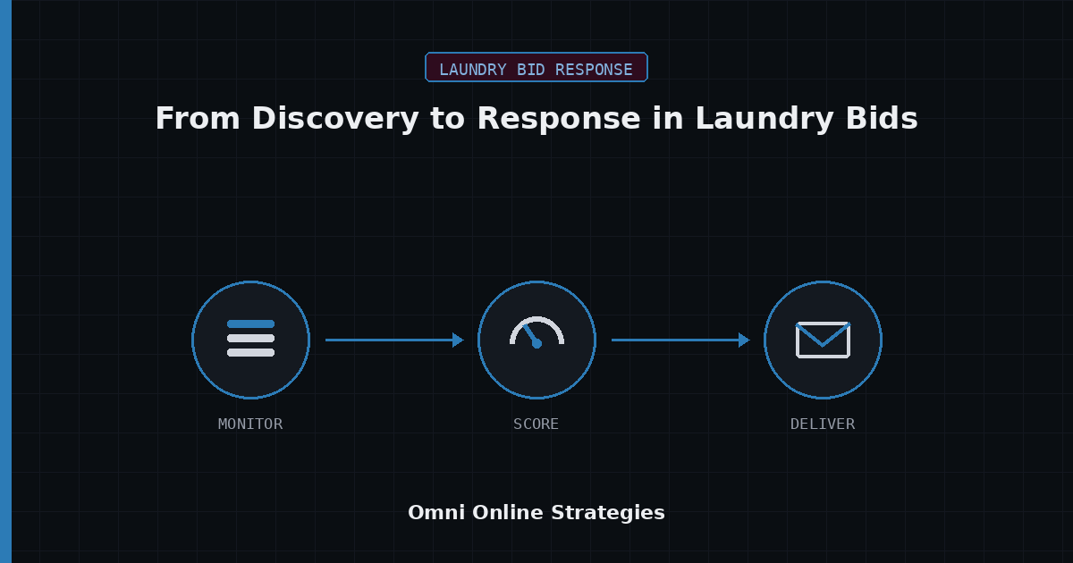 AI Bid Response Agent for From Discovery to Response in Laundry Bids