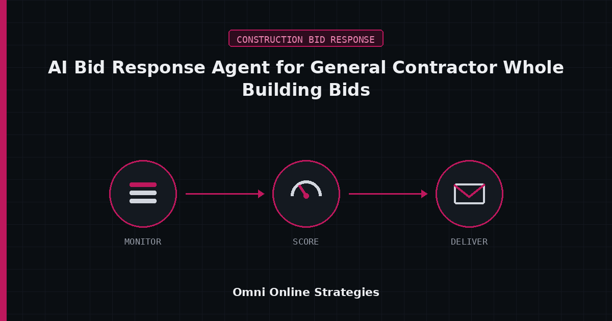 AI Bid Response Agent for General Contractor Whole Building Bids