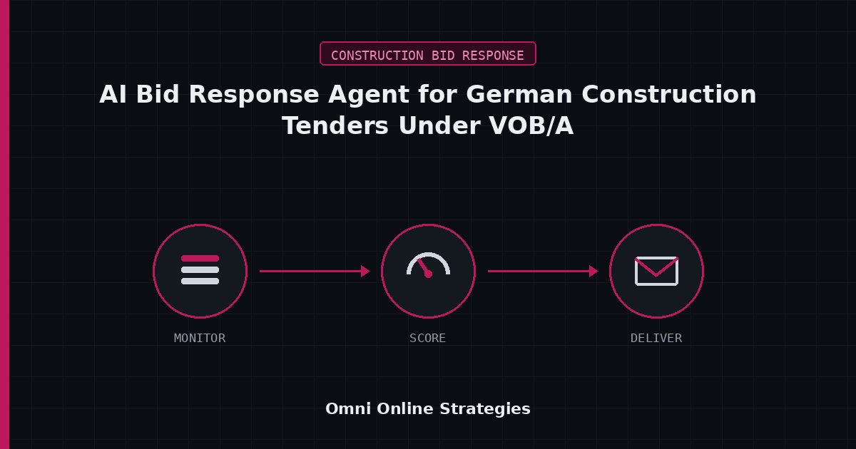 AI Bid Response Agent for German Construction Tenders Under VOB/A
