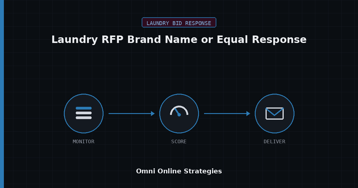 AI Bid Response Agent for Laundry RFP Brand Name or Equal Response