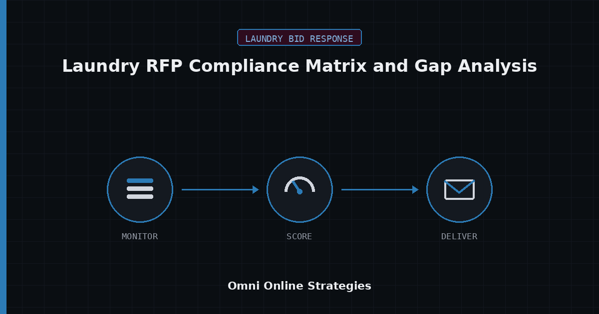 AI Bid Response Agent for Laundry RFP Compliance Matrix and Gap Analysis