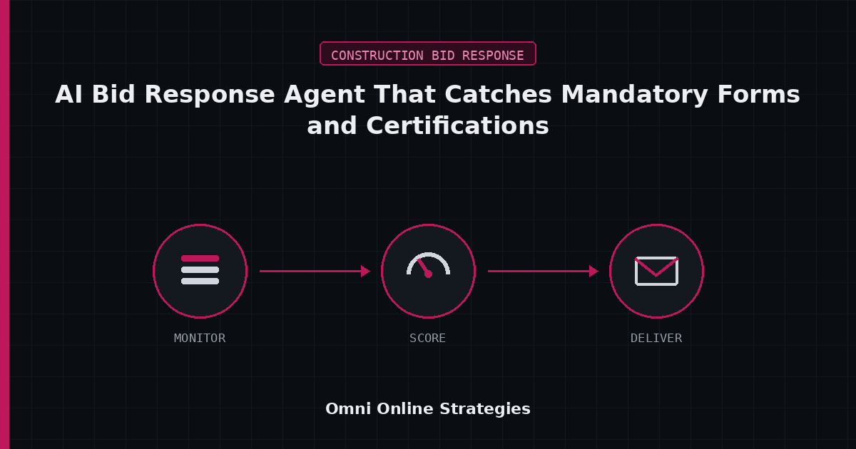 AI Bid Response Agent That Catches Mandatory Forms and Certifications in a Bid Package