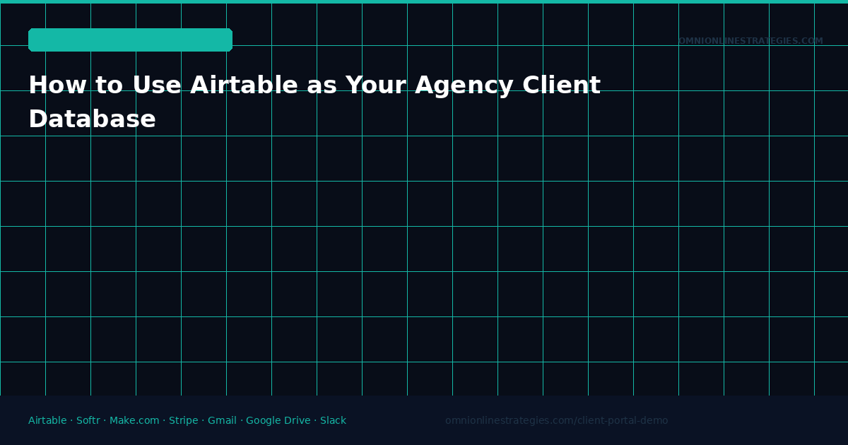 How to Use Airtable as Your Agency Client Database