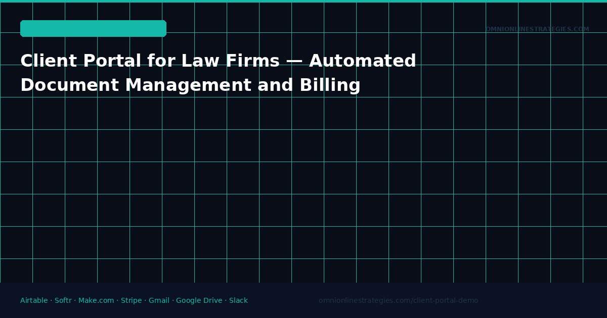 Client Portal for Law Firms — Automated Document Management and Billing