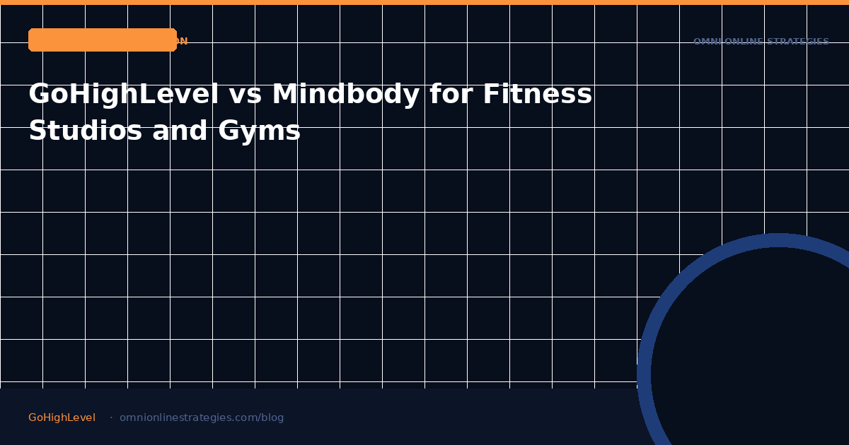GoHighLevel vs Mindbody for Fitness Studios and Gyms