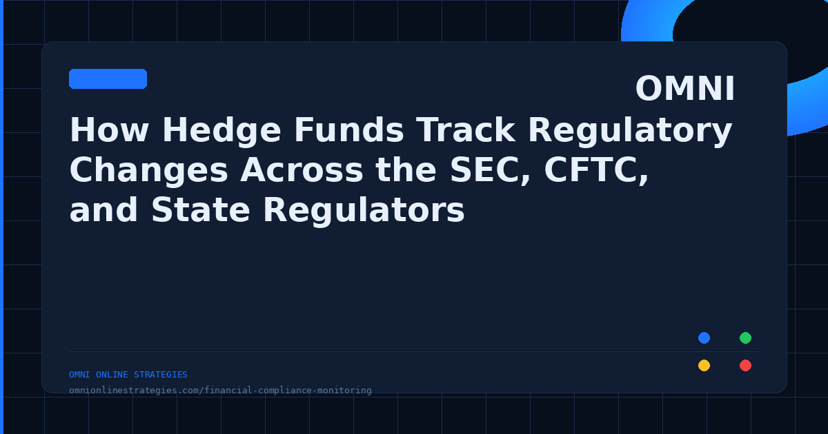 How Hedge Funds Track Regulatory Changes Across Multiple Jurisdictions