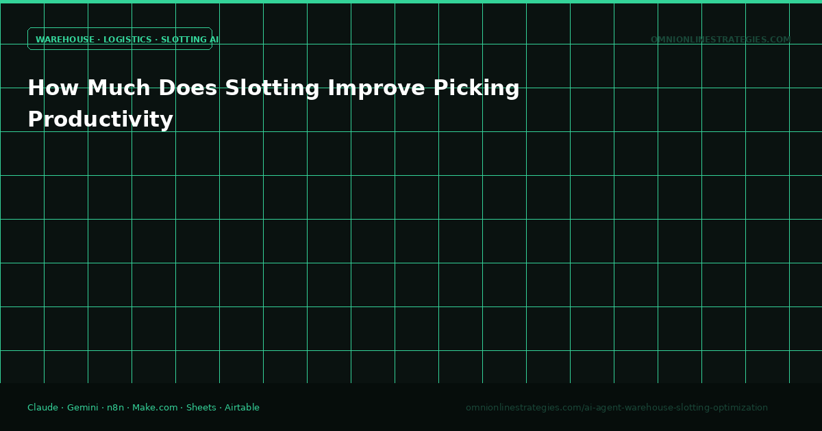 How Much Does Slotting Improve Picking Productivity