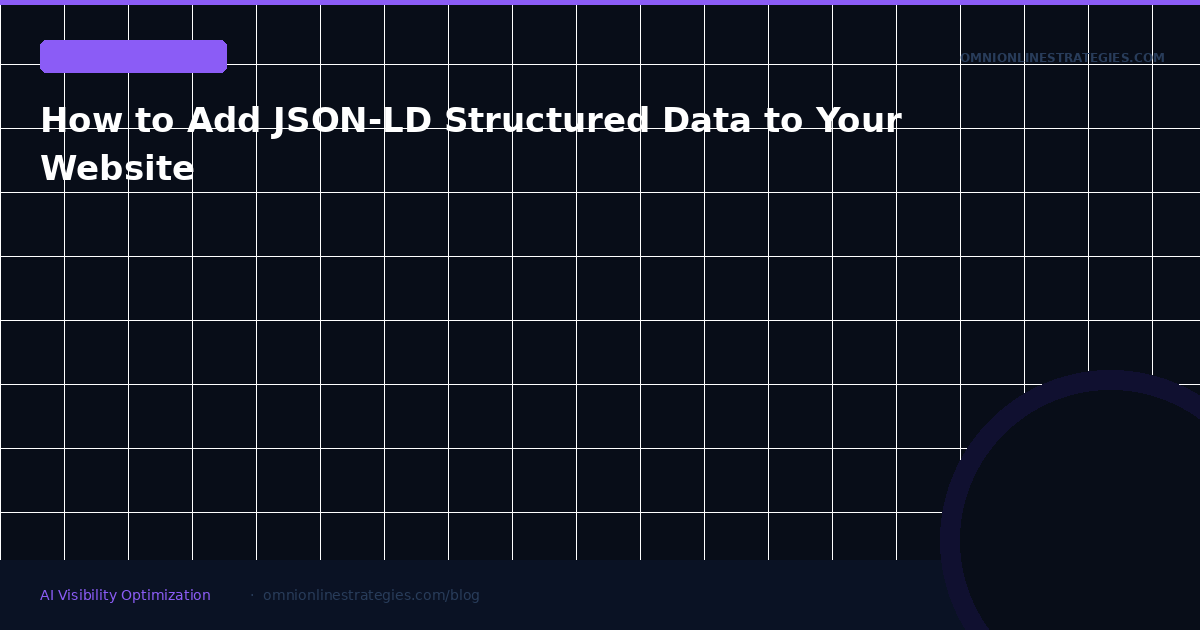 How to Add JSON-LD Structured Data to Your Website
