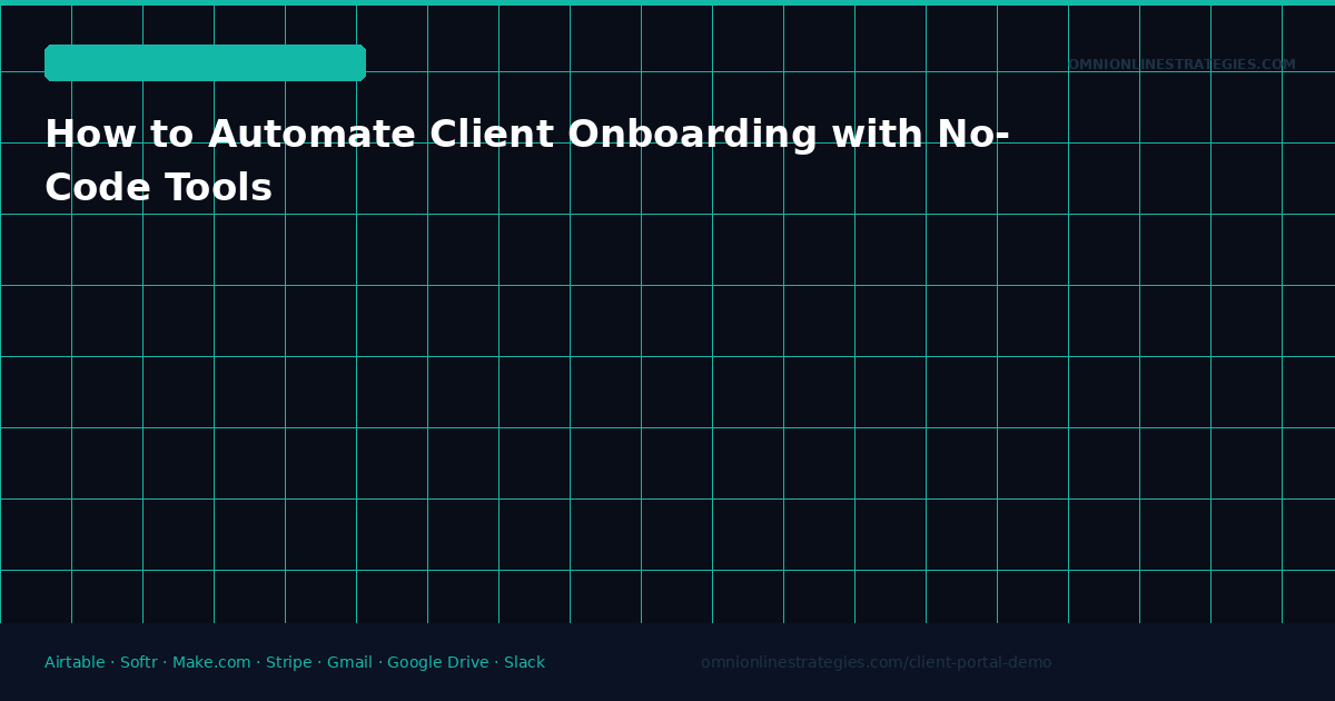 How to Automate Client Onboarding for Agencies Using No-Code Tools