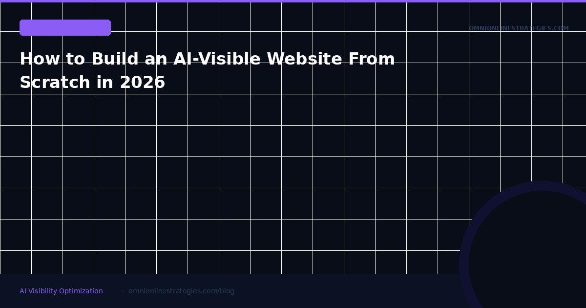 How to Build an AI-Visible Website From Scratch in 2026