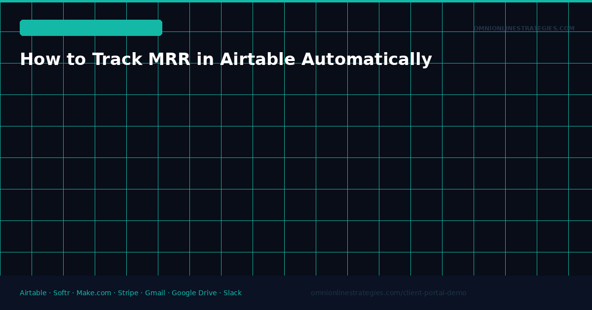 How to Track MRR in Airtable Automatically for Agencies