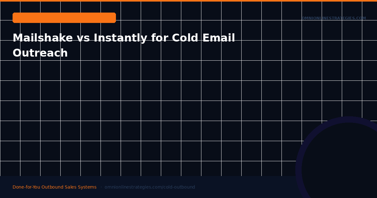 Mailshake vs Instantly for Cold Email — Which Platform Is Right for You