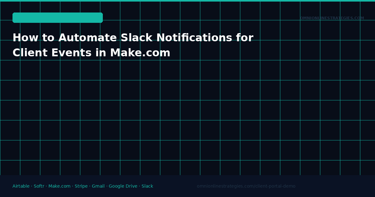How to Automate Slack Notifications for Client Events Using Make.com