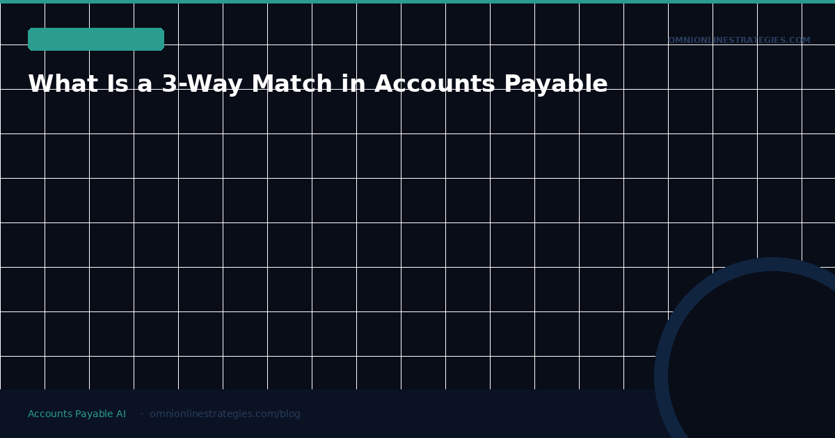 What Is a 3-Way Match in Accounts Payable