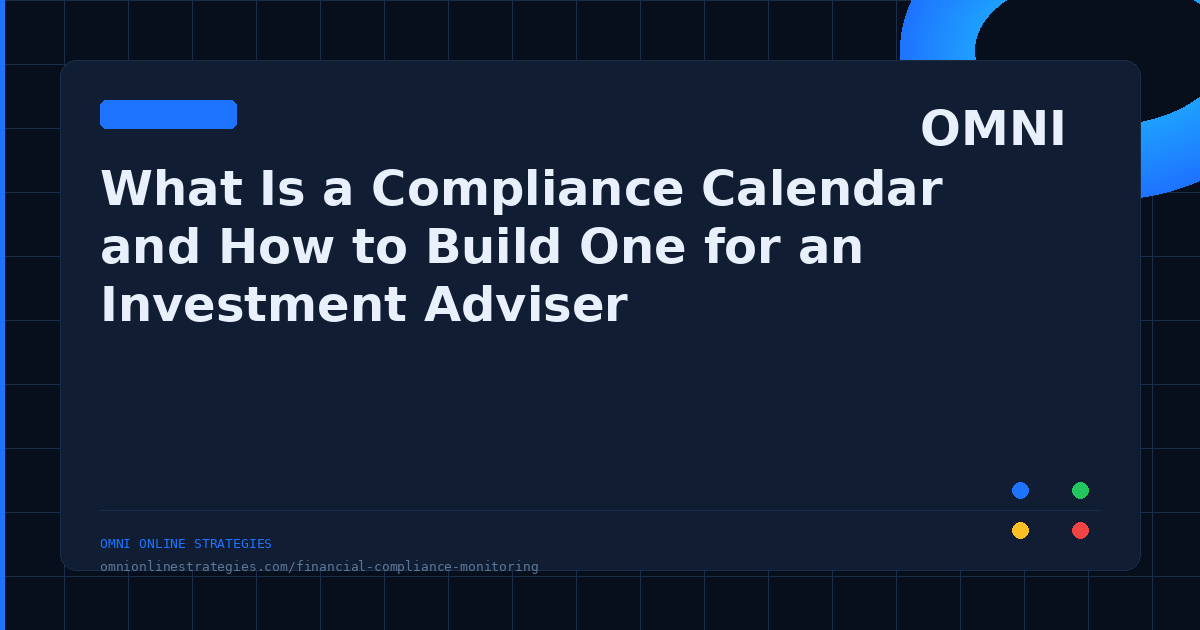 What Is a Compliance Calendar and How to Build One