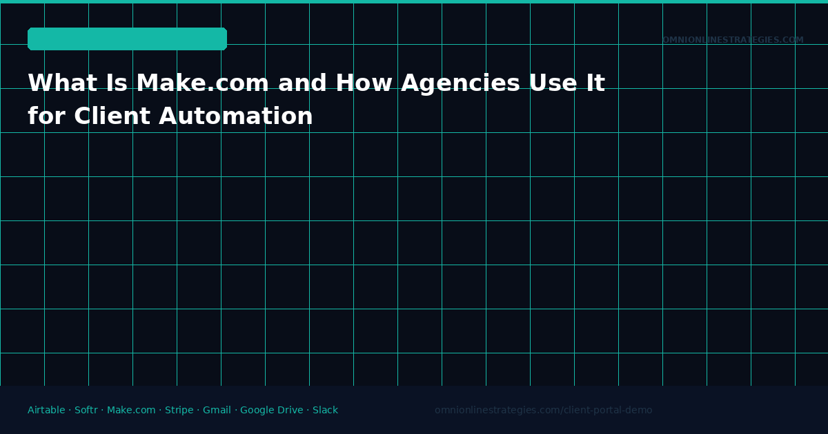 What Is Make.com and How Agencies Use It to Automate Client Operations