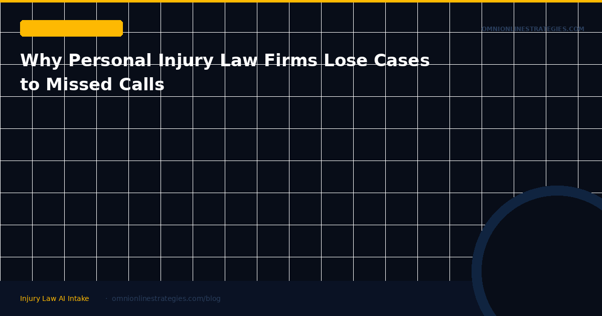 Why Personal Injury Law Firms Lose Cases to Missed Calls