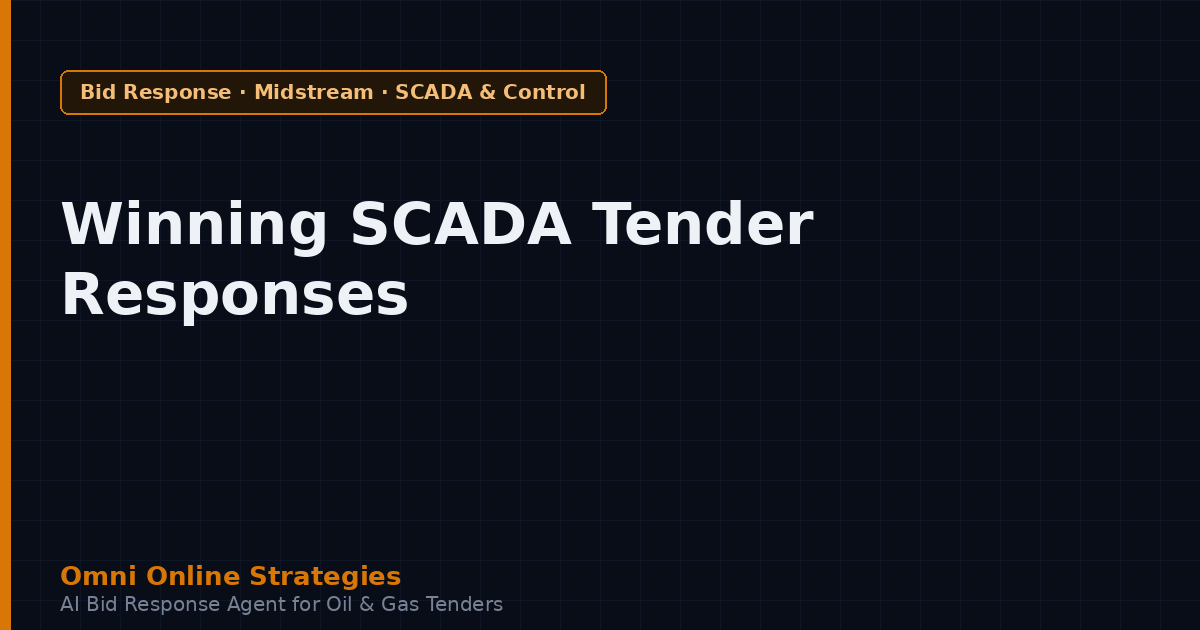 The Winning Response to a SCADA and Pipeline Control System Tender