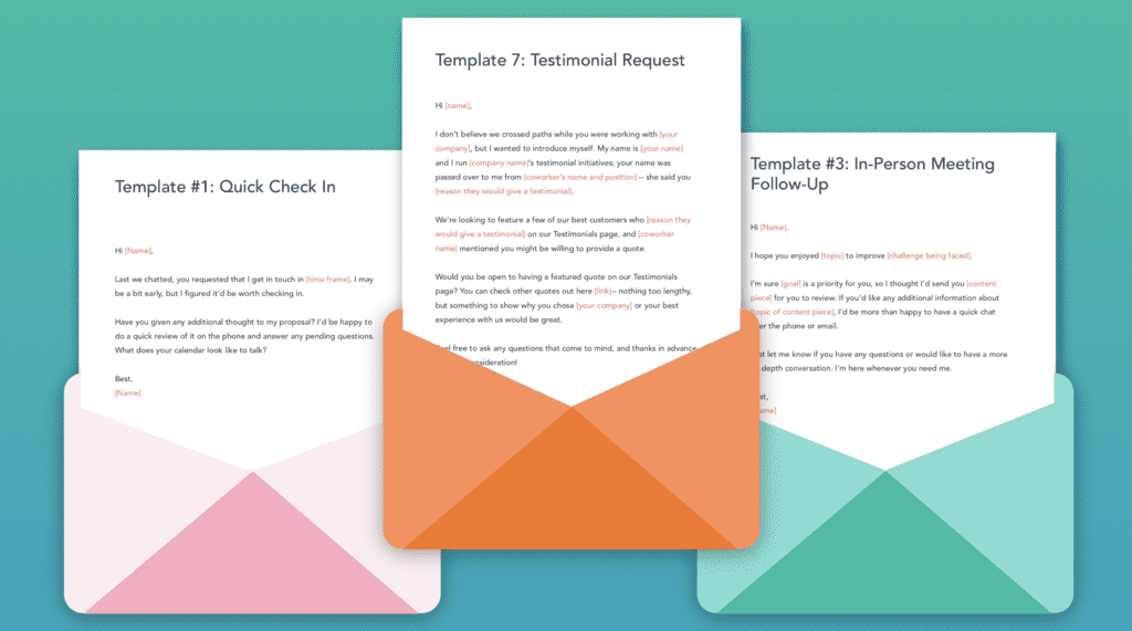 free hubspot email templates