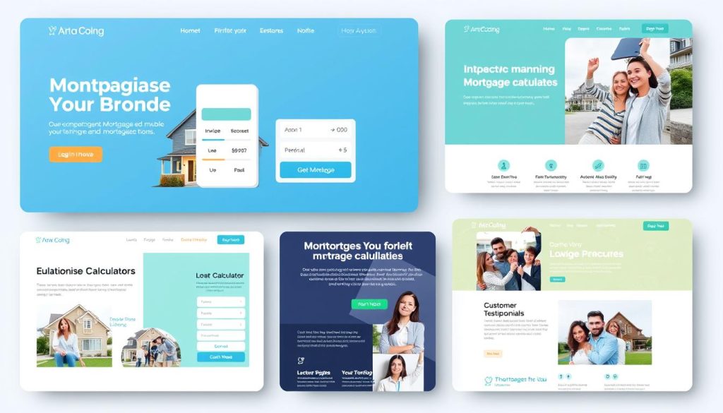 Mortgage website design